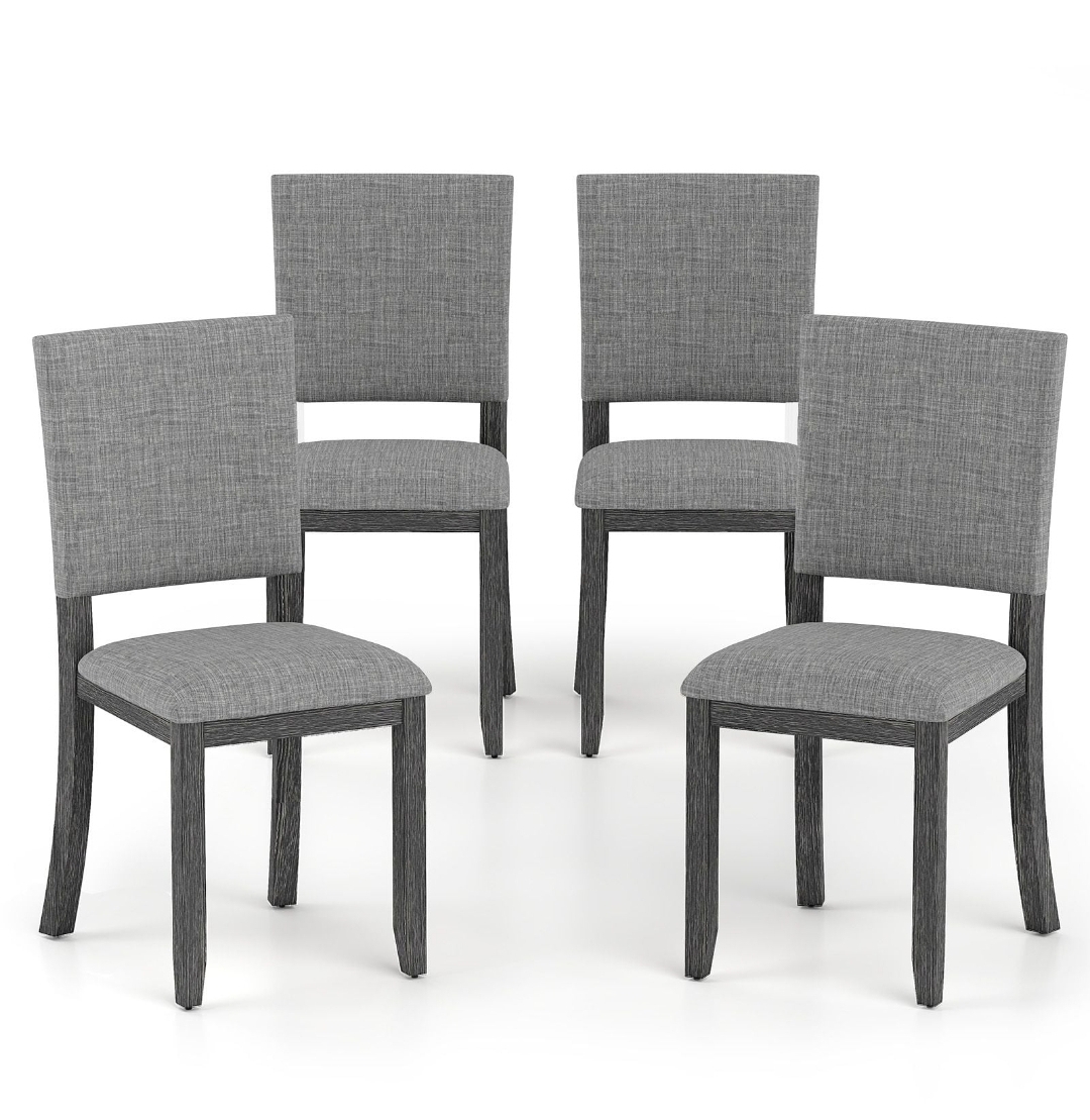 Oak & Aura's Upholstered Dining Chairs Set of 4 with Soft Padded Seat
