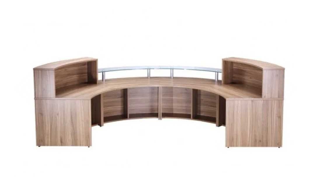 Oak & Aura's Executive Modular Reception Desk