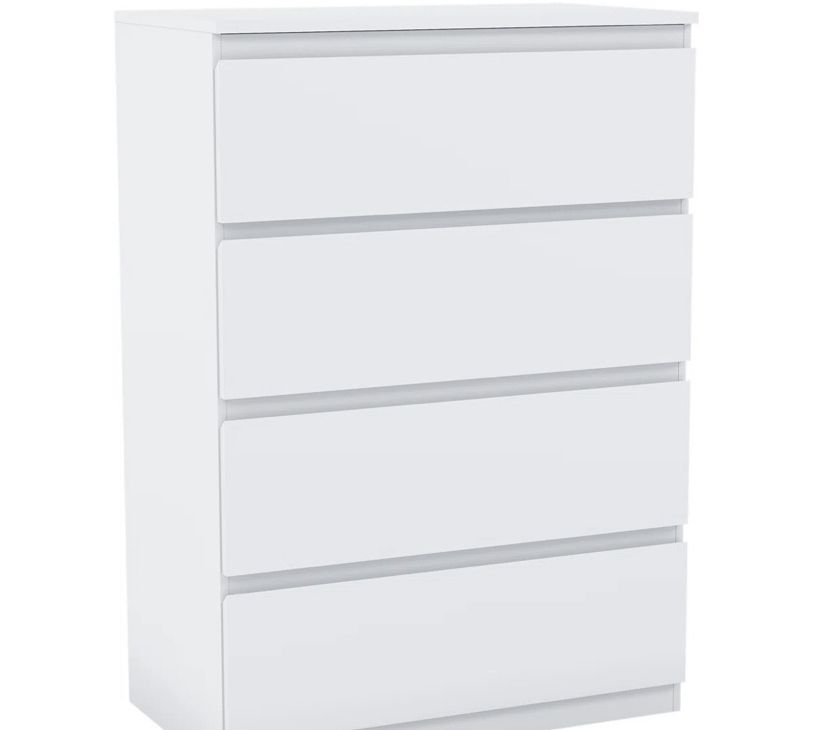 Oak & Aura  4-Drawer Chest