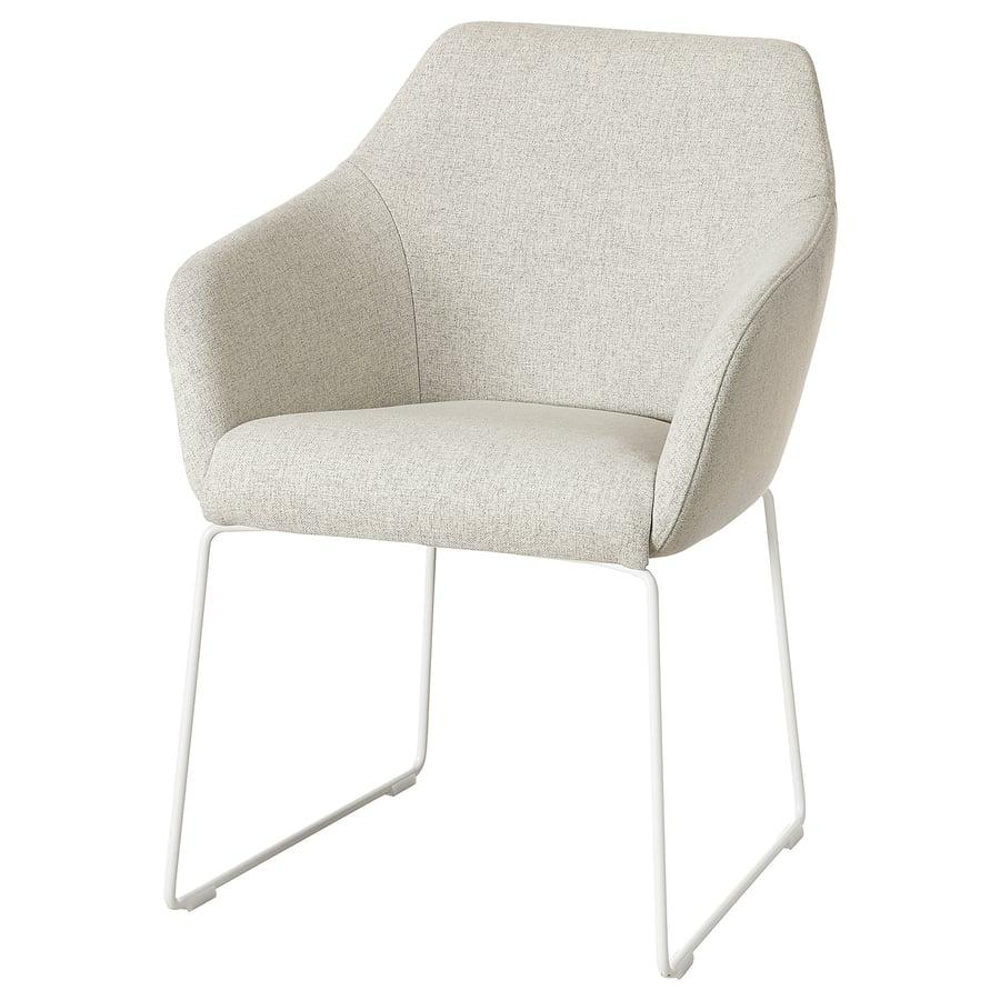 Oak & Aura's Chair, metal white.