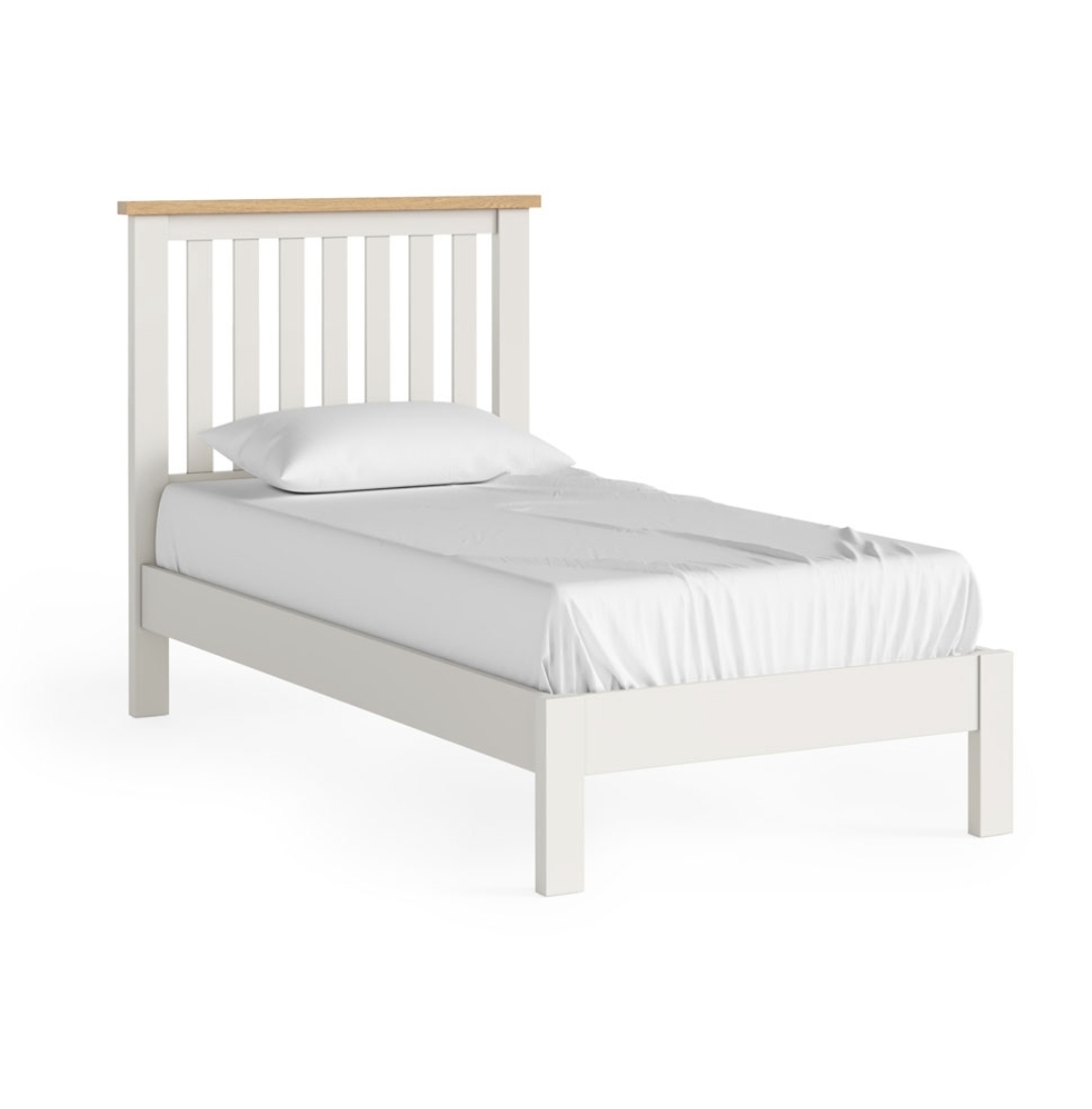 Oak & Aura's Low Single Bed With Mattress