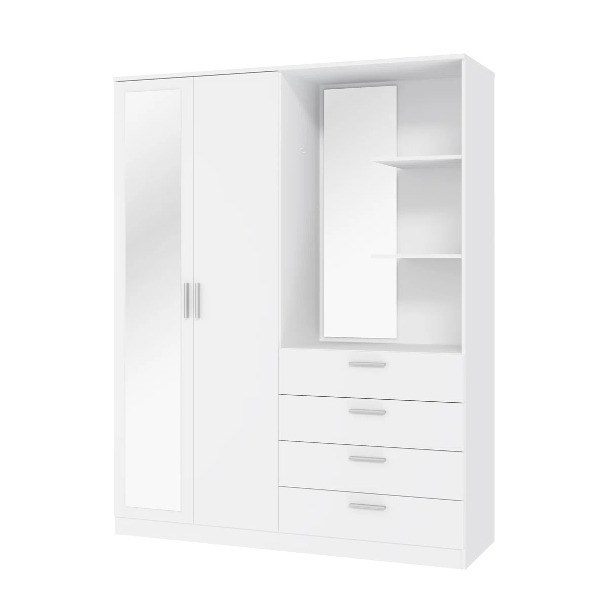 Oak & Aura's Manufactured Wood Wardrobe