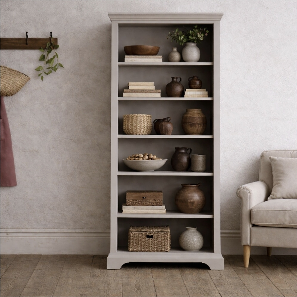 Oak & Aura's Tall Painted Bookcase